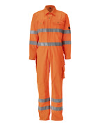 00419-860-14 Overall mit Knietaschen - hi-vis Orange