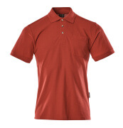 00783-260-02 Polo-Shirt mit Brusttasche - Rot