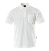00783-260-06 Polo-Shirt mit Brusttasche - Weiß