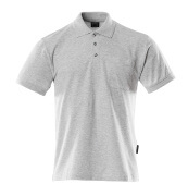 00783-260-08 Polo-Shirt mit Brusttasche - Grau-meliert