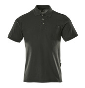 00783-260-09 Polo-Shirt mit Brusttasche - Schwarz