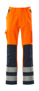 07179-860-141 Hose mit Knietaschen - hi-vis Orange/Marine