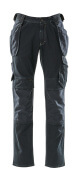 15131-207-86 Jeans mit Hängetaschen - Dunkelblauer Denim
