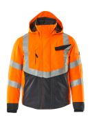 15535-231-14010 Winterjacke - hi-vis Orange/Schwarzblau