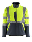 15902-253-17010 Soft Shell Jacke - hi-vis Gelb/Schwarzblau