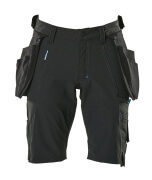 17149-311-09 Shorts mit Hängetaschen - Schwarz