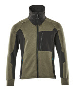 17484-319-09 Sweatshirt mit Reißverschluss - Schwarz