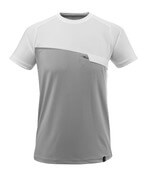 17782-945-0806 T-Shirt - Grau-meliert/Weiss