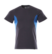 18082-250-01091 T-Shirt - Schwarzblau/Azurblau