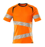 19082-771-14010 T-Shirt - Hi-vis Orange/Schwarzblau