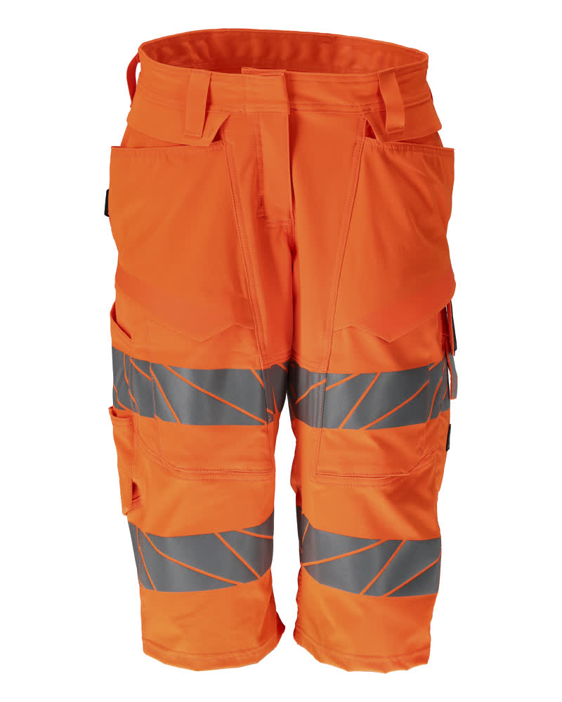 19248-510-14 Shorts, lang - Hi-vis Orange