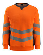 50126-932-14010 Sweatshirt - Hi-vis Orange/Schwarzblau