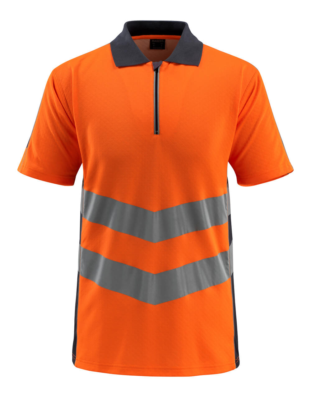 50130-933-14010 Polo-Shirt - Hi-vis Orange/Schwarzblau