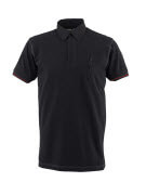 50351-833-09 Polo-Shirt mit Brusttasche - Schwarz