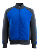 50565-963-11010 Sweatshirt mit Reißverschluss - Kornblau/Schwarzblau
