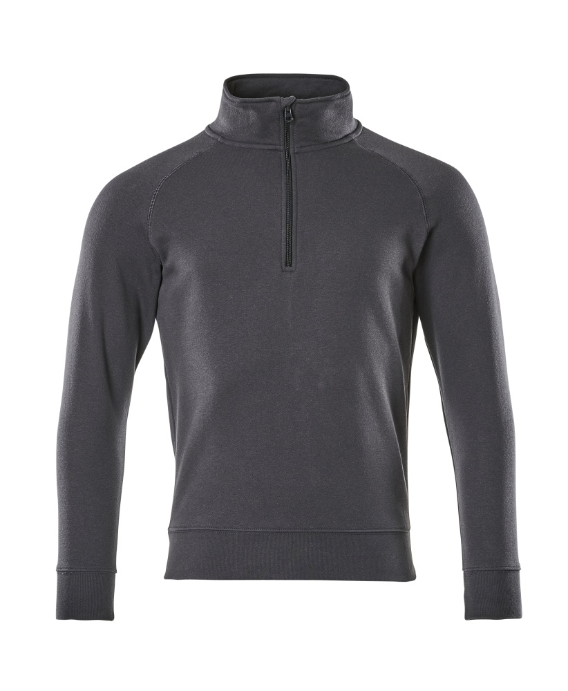 50611-971-010 Sweatshirt mit kurzem Reißverschluss - Schwarzblau