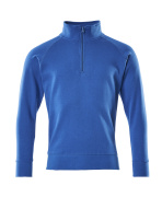 50611-971-91 Sweatshirt mit kurzem Reißverschluss - Azurblau