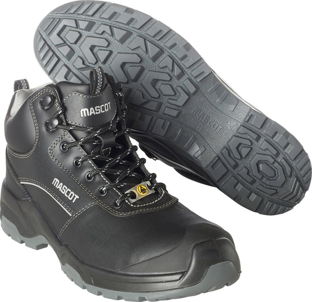 F0128-775-09 Sicherheitsstiefel - Schwarz