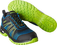 F0130-849-91133 Sicherheitshalbschuh - Schwarz/Kornblau/Limonengrün